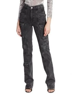 Isabel Marant Vokayo Mid-Rise Faded Straight-Leg Jeans 11 Isabel Marant Vokayo Mid-Rise Faded Straight-Leg Jeans -Outlet Isabel Marant Store unnamed file 1002