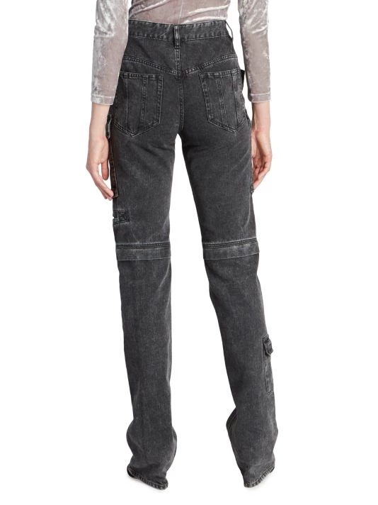 Isabel Marant Vokayo Mid-Rise Faded Straight-Leg Jeans 7 Isabel Marant Vokayo Mid-Rise Faded Straight-Leg Jeans - Image 5