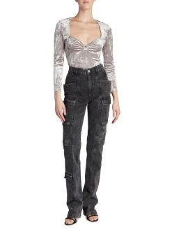 Isabel Marant Vokayo Mid-Rise Faded Straight-Leg Jeans 14 Isabel Marant Vokayo Mid-Rise Faded Straight-Leg Jeans -Outlet Isabel Marant Store unnamed file 1005