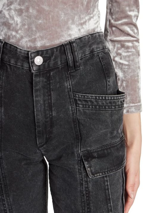 Isabel Marant Vokayo Mid-Rise Faded Straight-Leg Jeans 9 Isabel Marant Vokayo Mid-Rise Faded Straight-Leg Jeans - Image 7