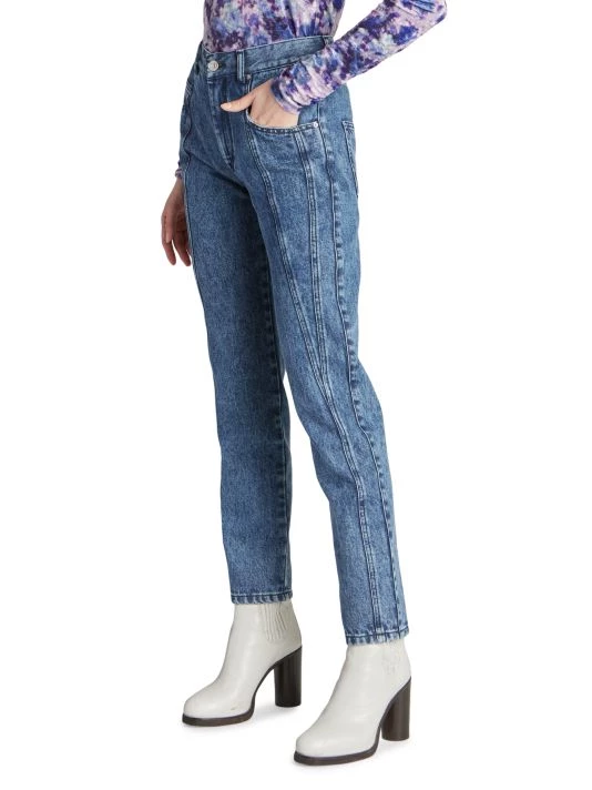 Isabel Marant Vikira Low-RIse Faded Straight Jeans 6 Isabel Marant Vikira Low-RIse Faded Straight Jeans - Image 4