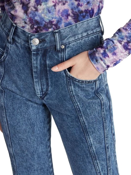 Isabel Marant Vikira Low-RIse Faded Straight Jeans 8 Isabel Marant Vikira Low-RIse Faded Straight Jeans - Image 6