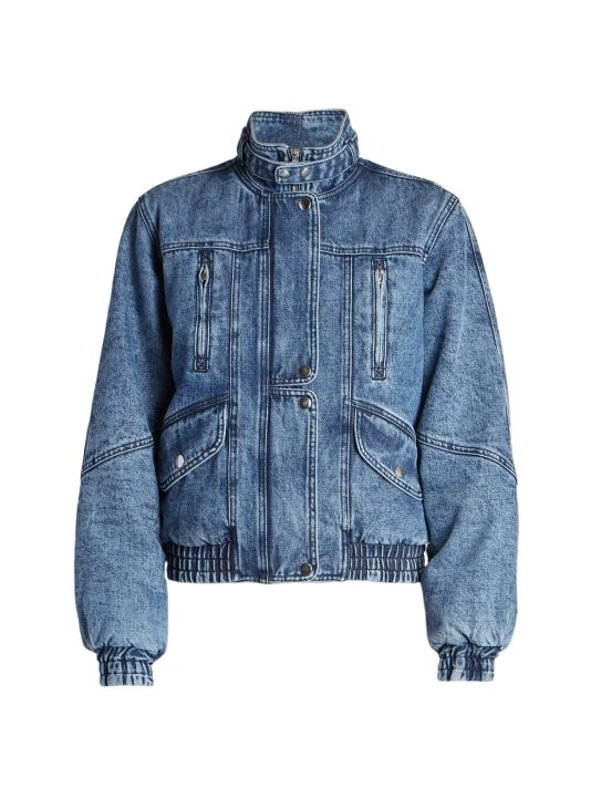 Isabel Marant Vlasta Faded Denim Jacket 3 Isabel Marant Vlasta Faded Denim Jacket