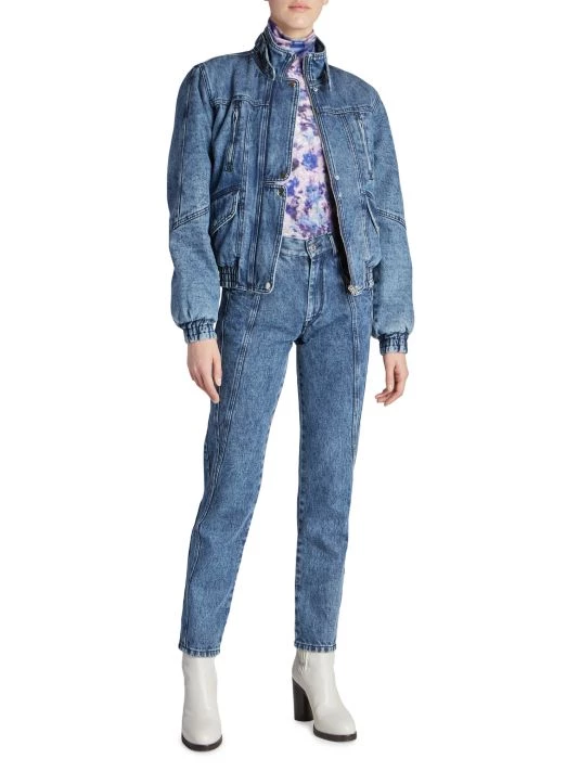 Isabel Marant Vlasta Faded Denim Jacket 8 Isabel Marant Vlasta Faded Denim Jacket - Image 6