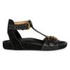 Isabel Marant Layne Leather T-Strap Sandals