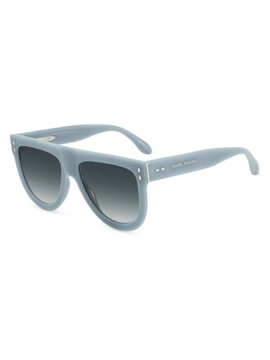 Isabel Marant 57MM Shield Sunglasses Blue 4 Isabel Marant 57MM Shield Sunglasses Blue - Image 2