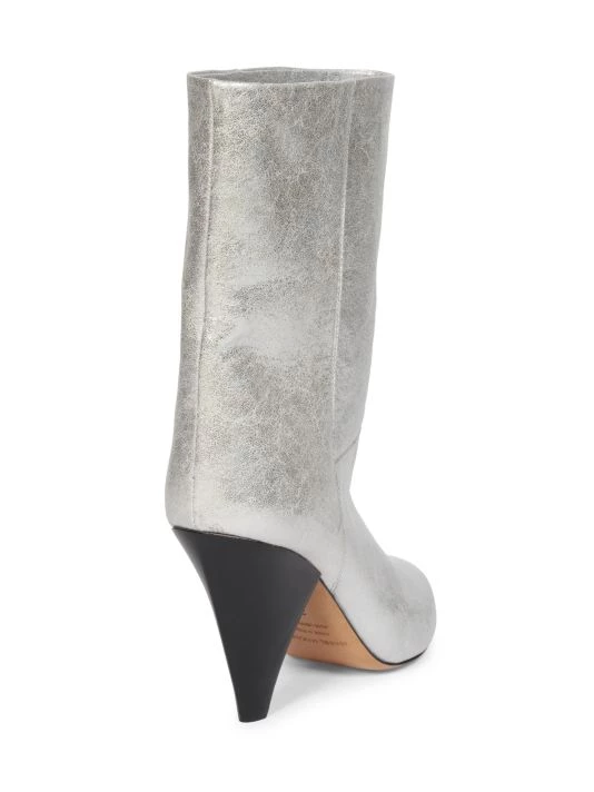 Isabel Marant Locky Metallic Leather Short Boots 5 Isabel Marant Locky Metallic Leather Short Boots - Image 3