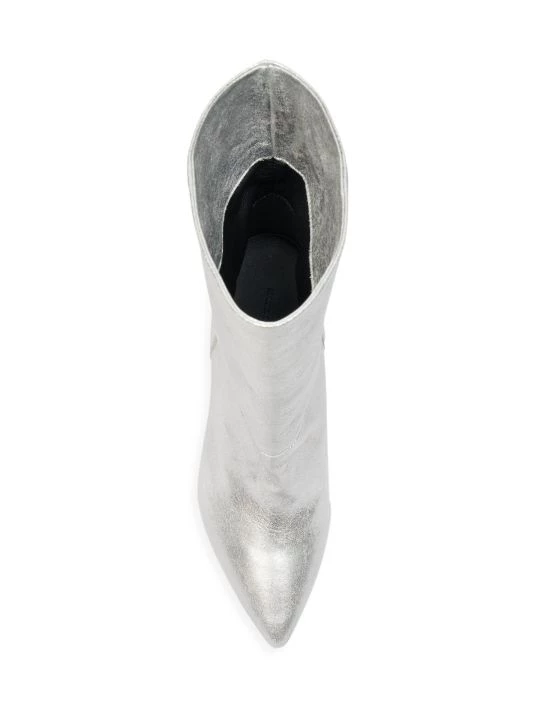 Isabel Marant Locky Metallic Leather Short Boots 7 Isabel Marant Locky Metallic Leather Short Boots - Image 5