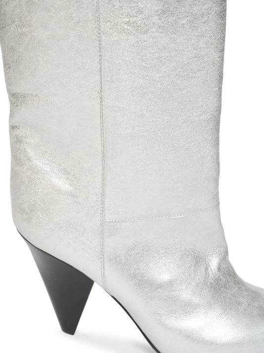 Isabel Marant Locky Metallic Leather Short Boots 8 Isabel Marant Locky Metallic Leather Short Boots - Image 6