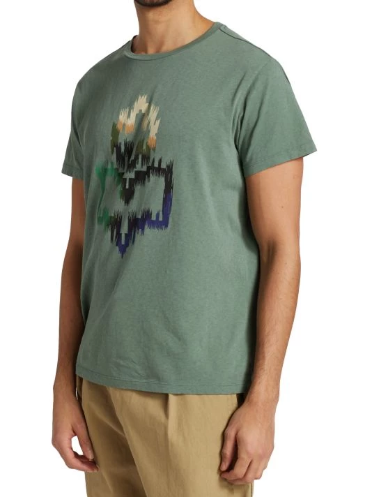 Isabel Marant Zafferh Graphic Cotton T-Shirt For Men 6 Isabel Marant Zafferh Graphic Cotton T-Shirt For Men - Image 4