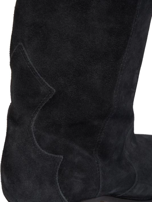 Isabel Marant Denvee Suede Tall Western Boot Taupe 7 Isabel Marant Denvee Suede Tall Western Boot Taupe - Image 5