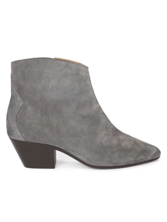 Isabel Marant Dacken Suede Ankle Boots Taupe 3 Isabel Marant Dacken Suede Ankle Boots Taupe