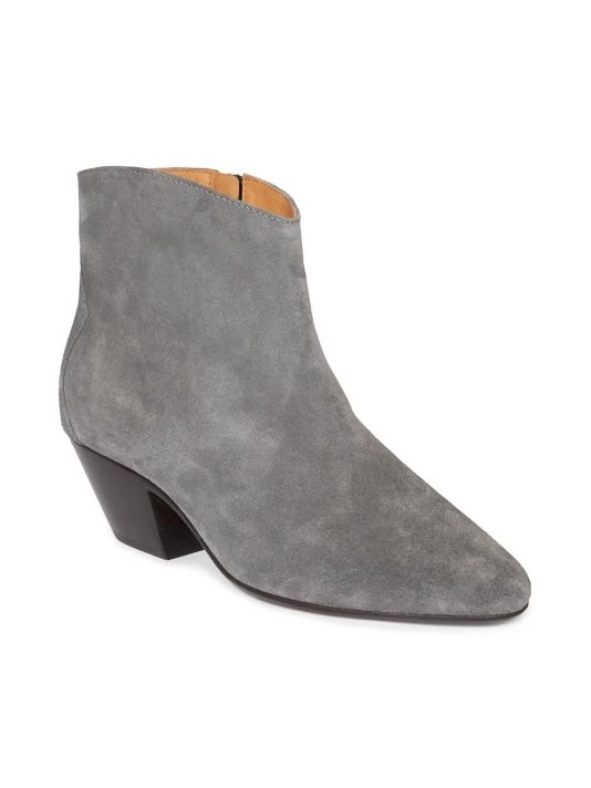 Isabel Marant Dacken Suede Ankle Boots Taupe 4 Isabel Marant Dacken Suede Ankle Boots Taupe - Image 2