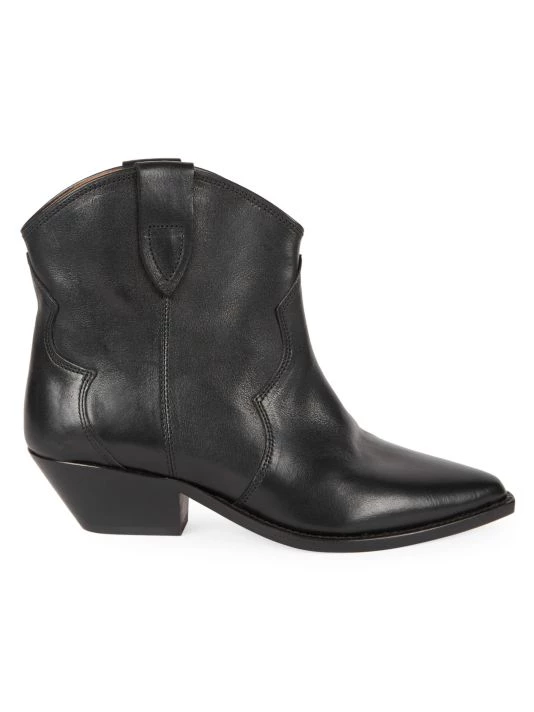Isabel Marant Dewina Western Leather Ankle Boots 3 Isabel Marant Dewina Western Leather Ankle Boots