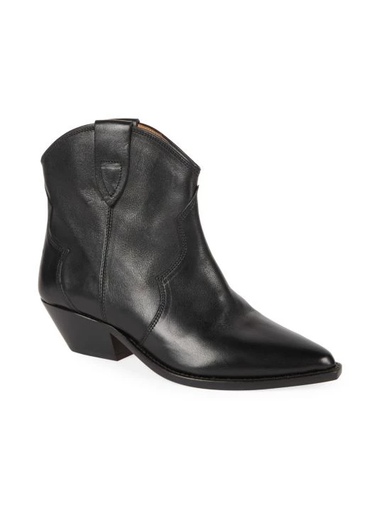Isabel Marant Dewina Western Leather Ankle Boots 4 Isabel Marant Dewina Western Leather Ankle Boots - Image 2