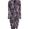Isabel Marant Batoa Tie-Neck Floral Dress -Outlet Isabel Marant Store unnamed file 1273