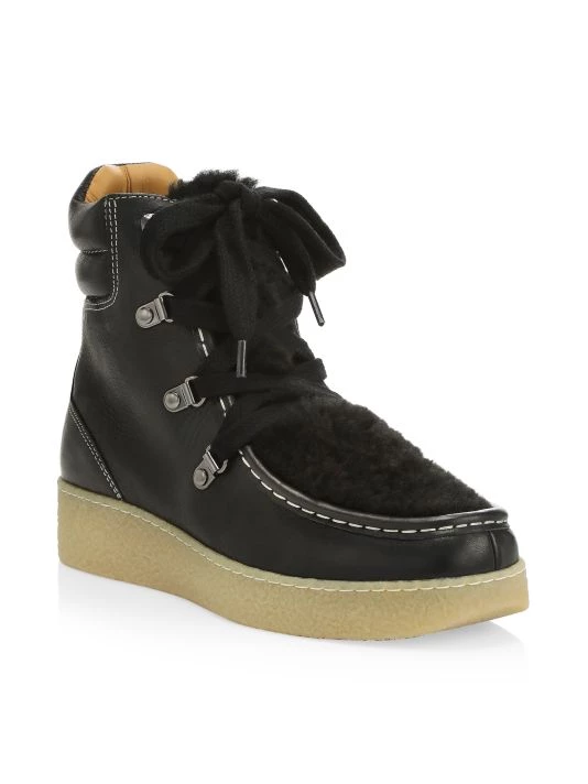 Isabel Marant Alpica Leather Hiking Boots Cognac 4 Isabel Marant Alpica Leather Hiking Boots Cognac - Image 2