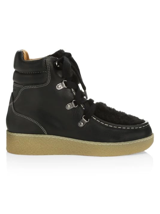 Isabel Marant Alpica Leather Hiking Boots Cognac 10 Isabel Marant Alpica Leather Hiking Boots Cognac - Image 8