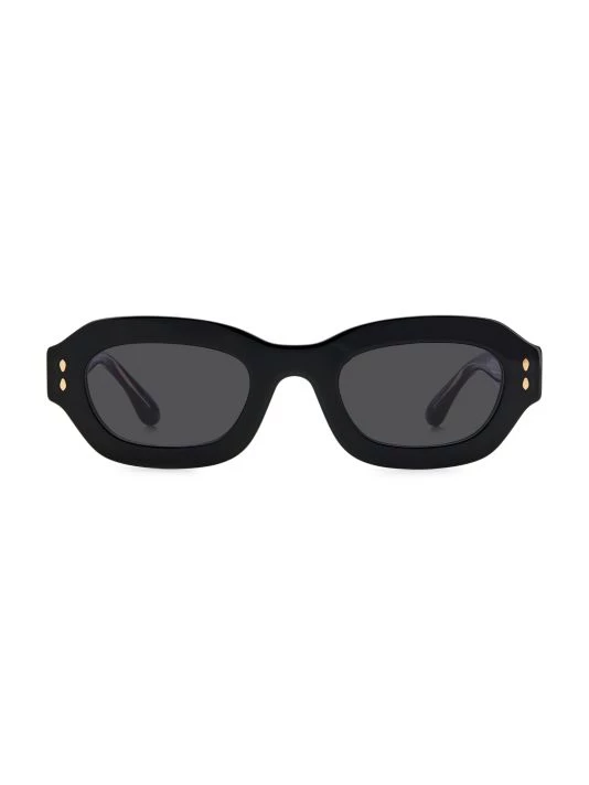 Isabel Marant 49MM Rectangle Sunglasses Yellow 3 Isabel Marant 49MM Rectangle Sunglasses Yellow