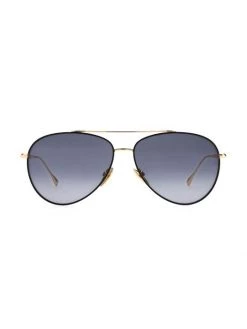 Isabel Marant 60MM Aviator Sunglasses Black