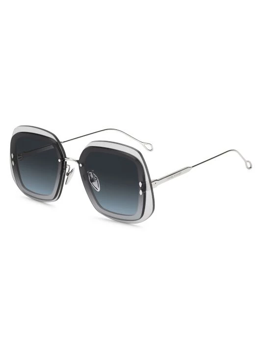 Isabel Marant 58MM Square Sunglasses Silver 4 Isabel Marant 58MM Square Sunglasses Silver - Image 2