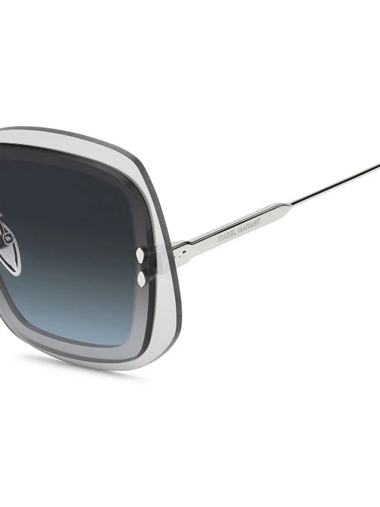 Isabel Marant 58MM Square Sunglasses Silver 5 Isabel Marant 58MM Square Sunglasses Silver - Image 3