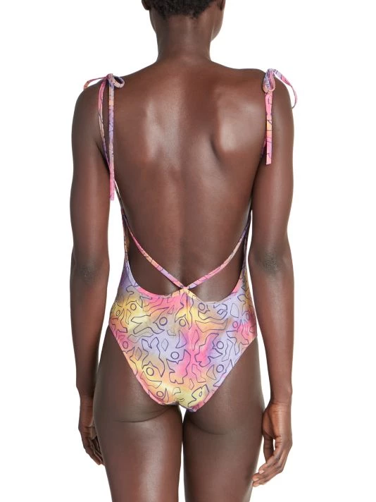 Isabel Marant Swan Tie-Dye One-Piece Swimsuit 7 Isabel Marant Swan Tie-Dye One-Piece Swimsuit - Image 5