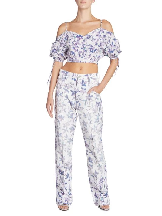 Isabel Marant Nadege Floral Five-Pocket Pants 4 Isabel Marant Nadege Floral Five-Pocket Pants - Image 2