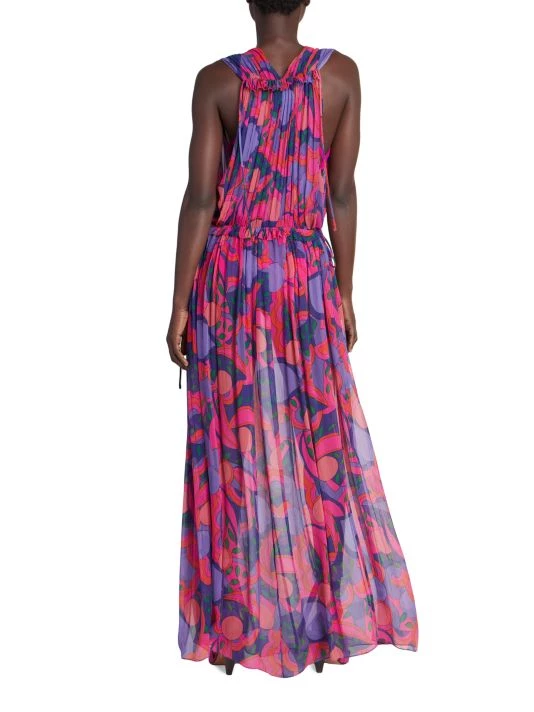 Isabel Marant Alsaw Printed Silk Maxi Dress 7 Isabel Marant Alsaw Printed Silk Maxi Dress - Image 5
