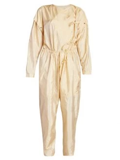 Isabel Marant Lympia Silk-Blend Flight Suit