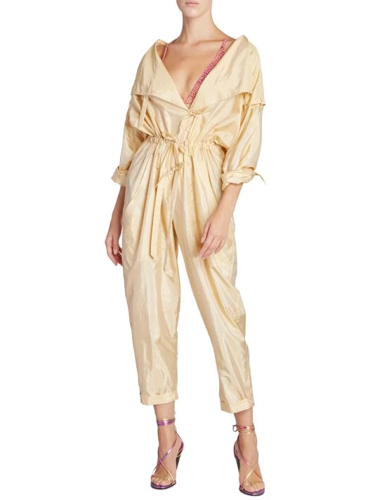 Isabel Marant Lympia Silk-Blend Flight Suit 4 Isabel Marant Lympia Silk-Blend Flight Suit - Image 2