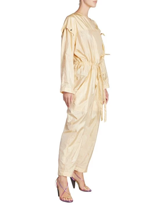 Isabel Marant Lympia Silk-Blend Flight Suit 6 Isabel Marant Lympia Silk-Blend Flight Suit - Image 4