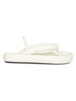 Isabel Marant Orene Leather Puff Thong Sandals Black -Outlet Isabel Marant Store unnamed file 1409