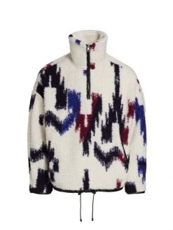 Isabel Marant Marlon Fleece Half-Zip Jacket For Men