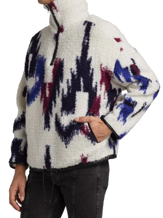Isabel Marant Marlon Fleece Half-Zip Jacket For Men 6 Isabel Marant Marlon Fleece Half-Zip Jacket For Men - Image 4