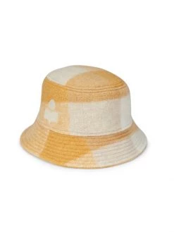 Isabel Marant Haley Embroidered Logo Wool Bucket Hat