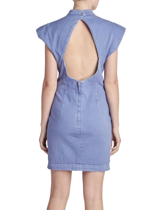 Isabel Marant Nina Cutout Denim Minidress 6 Isabel Marant Nina Cutout Denim Minidress - Image 4