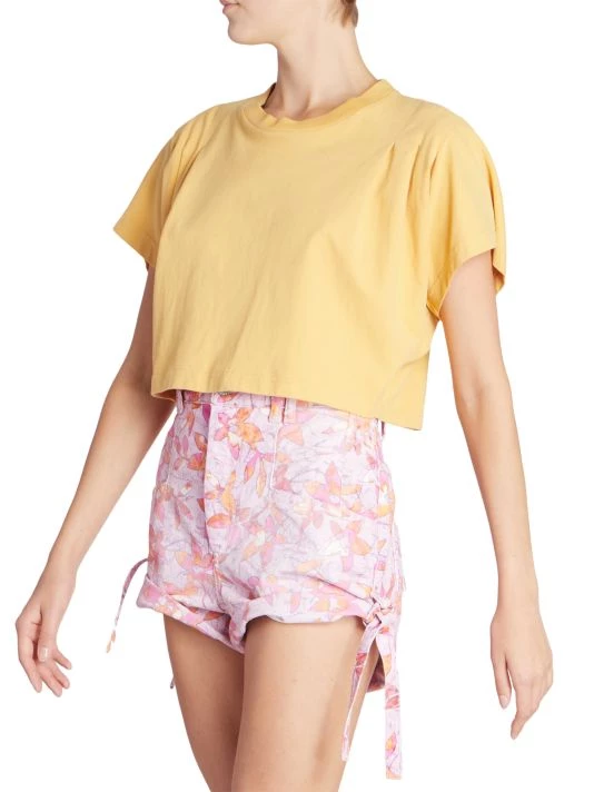 Isabel Marant Zinalia Cropped T-Shirt 6 Isabel Marant Zinalia Cropped T-Shirt - Image 4