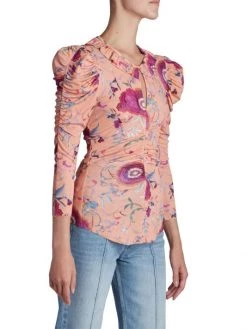 Isabel Marant Jen Ruched Organic Cotton Top -Outlet Isabel Marant Store unnamed file 1468