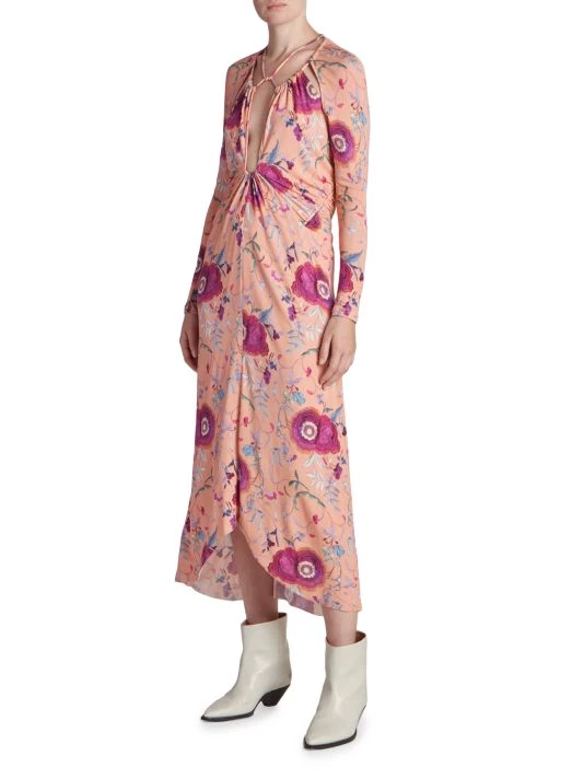 Isabel Marant Jadessi Cutout Jersey Midi Dress 6 Isabel Marant Jadessi Cutout Jersey Midi Dress - Image 4