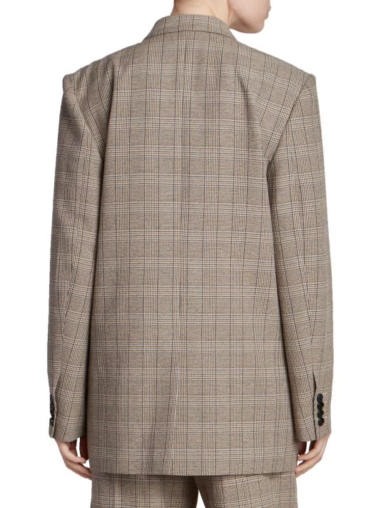 Isabel Marant Nevim Checked Double-Breasted Blazer 7 Isabel Marant Nevim Checked Double-Breasted Blazer - Image 5