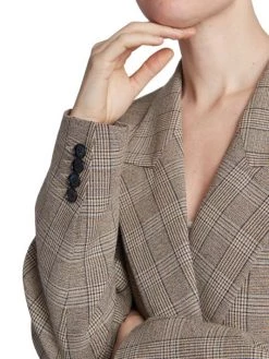 Isabel Marant Nevim Checked Double-Breasted Blazer 13 Isabel Marant Nevim Checked Double-Breasted Blazer -Outlet Isabel Marant Store unnamed file 151