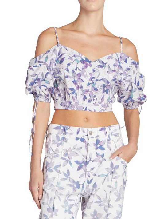 Isabel Marant Lizberit Floral Cropped Top 5 Isabel Marant Lizberit Floral Cropped Top - Image 3
