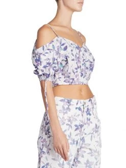 Isabel Marant Lizberit Floral Cropped Top 11 Isabel Marant Lizberit Floral Cropped Top -Outlet Isabel Marant Store unnamed file 1514
