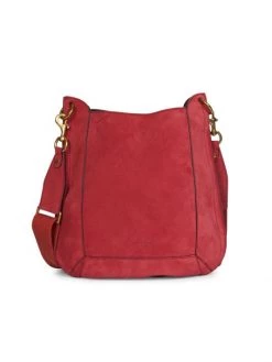 Isabel Marant Oskan Suede Shoulder Bag Rust