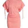 Isabel Marant Zarko Ruched Cotton Minidress