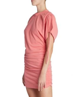 Isabel Marant Zarko Ruched Cotton Minidress -Outlet Isabel Marant Store unnamed file 1535