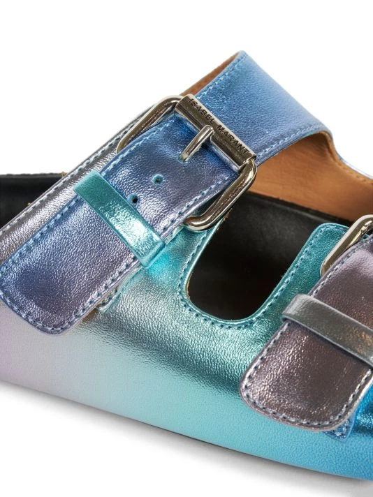 Isabel Marant Lennyo Metallic Leather Sandals Metalic Aqua 9 Isabel Marant Lennyo Metallic Leather Sandals Metalic Aqua - Image 7