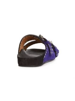 Isabel Marant Lennyo Grommet Suede Slides Yellow -Outlet Isabel Marant Store unnamed file 1548