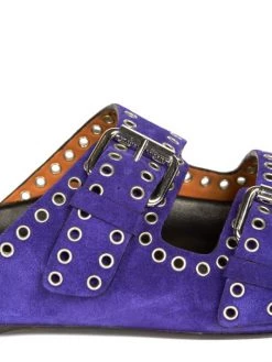 Isabel Marant Lennyo Grommet Suede Slides Yellow -Outlet Isabel Marant Store unnamed file 1551